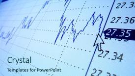  Presentation with capital market - Slide deck consisting of capital market - financial graph background and a sky blue colored foreground