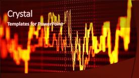  Presentation with capital market - Amazing PPT layouts having capital market - stock index on the lcd backdrop and a wine colored foreground