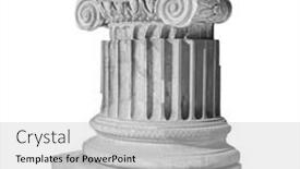  Presentation with ancient greek - Presentation having capital-of-the-ancient-greek background and a light gray colored foreground