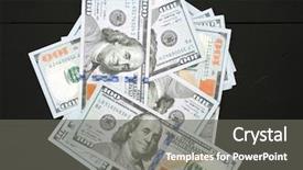  Presentation with philippine currency american period money - Presentation theme featuring capital one loan - dollars money cash on black background and a gray colored foreground