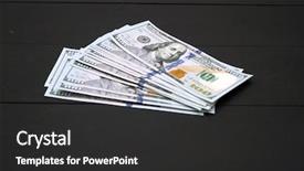  Presentation with cash advances - Slide set consisting of capital one loan - dollars money cash on black background and a dark gray colored foreground