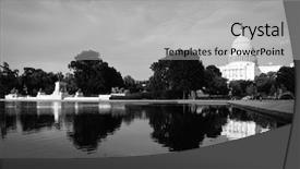  Presentation with united states - Presentation theme consisting of capitol - washington d c united background and a light gray colored foreground