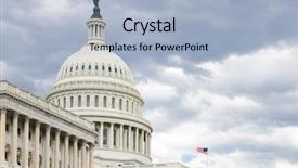  Presentation with capitol - Amazing presentation having capitol - washington dc united states backdrop and a light blue colored foreground