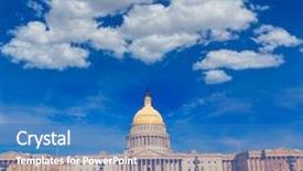  Presentation with congress - Audience pleasing PPT layouts consisting of capitol building washington dc eastern facade usa us congress backdrop and a teal colored foreground