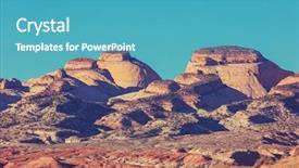  Presentation with utah - Audience pleasing slide deck consisting of capitol reef national park utah backdrop and a teal colored foreground