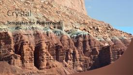  Presentation with capitol - Audience pleasing slides consisting of capitol-reef-national-park backdrop and a coral colored foreground