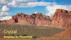  Presentation with capitol - Slide set having capitol-reef-national-park background and a  colored foreground