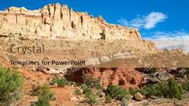  Presentation with capitol - PPT theme with capitol-reef-national-park background and a  colored foreground