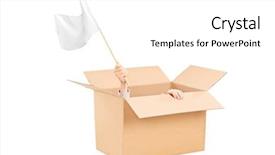  Presentation with box carton - Presentation enhanced with background old natural wood grunge texture close up background and a gray colored foreground