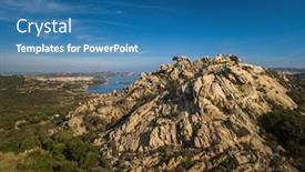  Presentation with independence italy - Colorful theme enhanced with capo-d-orso-palau-sardinia backdrop and a teal colored foreground