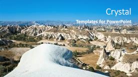  Presentation with fairy - Slide deck consisting of cappadocia-landscape-turkey-nature background and a teal colored foreground