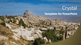  Presentation with 2020 - Slides enhanced with cappadocia-turkey-23-oct-2020 background and a teal colored foreground