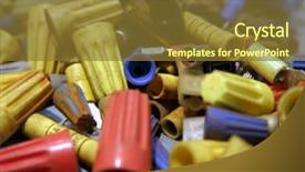  Presentation with connections - PPT layouts having caps and connections of diffrent background and a tawny brown colored foreground