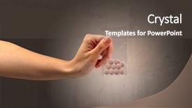  Presentation with plastic bag - Cool new PPT layouts with capsule powders - naked female hand giving drugs backdrop and a dark gray colored foreground