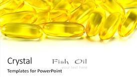  Presentation with oil recovery - Amazing PPT layouts having capsules of fish oil backdrop and a white colored foreground
