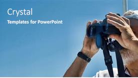  Presentation with racing - Cool new presentation theme with captain-of-racing-yacht-using backdrop and a teal colored foreground