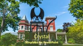  Presentation with horror - Cool new slide set with caption-bangor-usa-27th-august backdrop and a tawny brown colored foreground