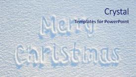  Presentation with merry christmas - Presentation theme with captioning - merry christmas text written background and a lemonade colored foreground