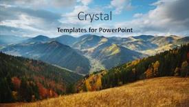  Presentation with spectacular - Slide set enhanced with captivating-autumn-forest background and a light blue colored foreground