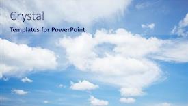  Presentation with save earth - Cool new PPT layouts with captivating-blue-sky-with-white backdrop and a sky blue colored foreground