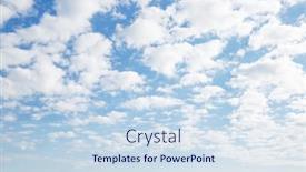  Presentation with save earth - Colorful PPT theme enhanced with captivating-blue-sky-with-white backdrop and a sky blue colored foreground