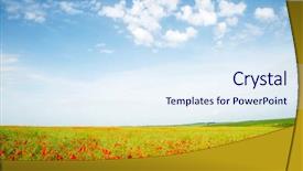  Presentation with springtime - Slides having captivating scene of the countryside with white fluffy clouds picturesque and gorgeous day location rural place of ukraine europe wonderful springtime of wallpaper ecology concept beauty world background and a sky blue colored foreground