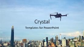  Presentation with kuala lumpur - PPT layouts consisting of captured - capturing beautiful kuala lumpur skyline background and a light blue colored foreground