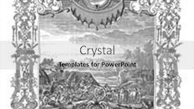  Presentation with engraving - Slide set enhanced with capture-of-tortona-1706-vintage background and a light gray colored foreground