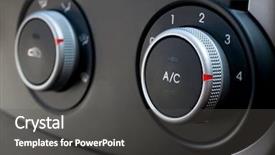  Presentation with auto - Audience pleasing PPT layouts consisting of car air conditioning - auto backdrop and a dark gray colored foreground
