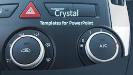  Presentation with car air conditioning - Cool new PPT theme with car air conditioning - condition control backdrop and a  colored foreground