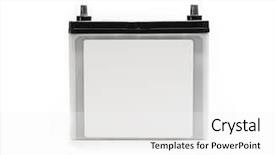  Presentation with automotive - PPT layouts having car battery or automotive battery background and a white colored foreground