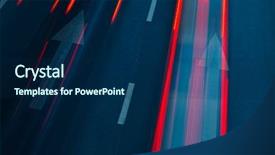  Presentation with reflection - Beautiful presentation theme featuring car brake - glass wall of office backdrop and a navy blue colored foreground