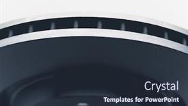  Presentation with car brake - PPT theme featuring car-brake-disc-close-up background and a wine colored foreground