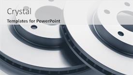  Presentation with car brake - PPT layouts having car-brake-discs-close-up background and a white colored foreground