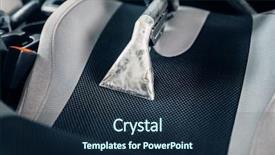  Presentation with dirt car - Amazing slides having car clean steam - carwash service male worker removes backdrop and a navy blue colored foreground