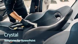  Presentation with dust - Audience pleasing presentation theme consisting of car clean steam - carwash service male worker removes backdrop and a tawny brown colored foreground