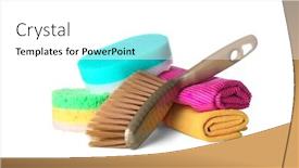  Presentation with car cleaning - Presentation having car cleaning supplies on white background background and a white colored foreground