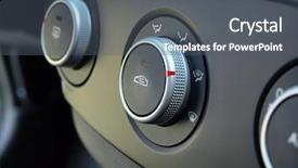  Presentation with car air conditioning - Audience pleasing presentation theme consisting of car climate backdrop and a gray colored foreground