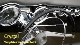  Presentation with cockpit - Amazing presentation theme having car cockpit backdrop and a tawny brown colored foreground