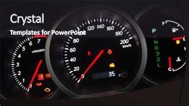  Presentation with seat belt in car safety - Cool new presentation design with car dashboard closeup with glowing backdrop and a dark gray colored foreground