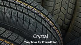  Presentation with tyre - Slide deck with detail car driving - tyre texture closeup of various background and a dark gray colored foreground