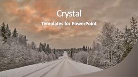  Presentation with car drift - Audience pleasing slides consisting of car drift - scenic warm color sunset backdrop and a coral colored foreground