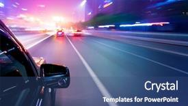  Presentation with driving - Audience pleasing PPT layouts consisting of car driving fast backdrop and a ocean colored foreground