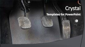  Presentation with driving - Audience pleasing PPT layouts consisting of car driving manual gearbox backdrop and a black colored foreground