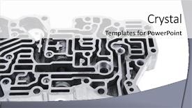  Presentation with control valve - PPT layouts having car engine automatic transmission control background and a  colored foreground