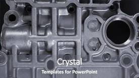  Presentation with control valve - Amazing slide set having car engine automatic transmission control backdrop and a gray colored foreground