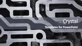  Presentation with control valve - Beautiful PPT theme featuring car engine automatic transmission control backdrop and a  colored foreground