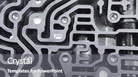  Presentation with control valve - Cool new theme with car engine automatic transmission control backdrop and a  colored foreground