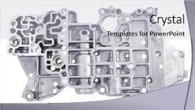  Presentation with control valve - Colorful slide set enhanced with car engine automatic transmission control backdrop and a lemonade colored foreground