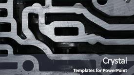  Presentation with control valve - Audience pleasing presentation theme consisting of car engine automatic transmission control backdrop and a dark gray colored foreground